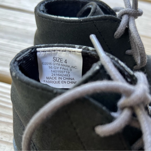 Baby infant size 4 Classic Black Kids Boots with laces - Picture 4 of 8